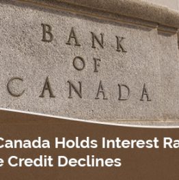 Bank Of Canada Holds Interest Rates As Mortgage Credit Declines